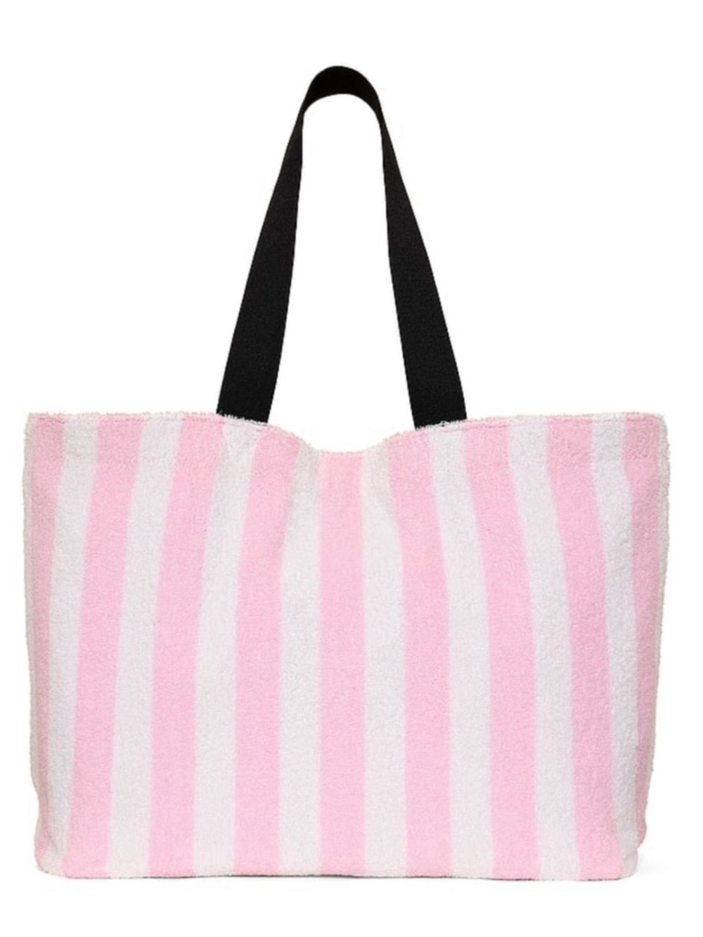 Victoria's Secret Pink & White Striped Terry Beach Bag - Picture 3 of 6